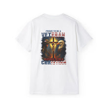 Load image into Gallery viewer, Unisex Ultra Cotton Tee - Proud to be a veteran
