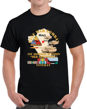 Load image into Gallery viewer, Gulf War Combat Armor Vet W 1st Armored Division X 300 T Shirt
