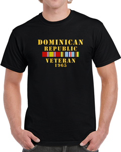 Dominican Republic Intervention Veteran W  Exp Svc T Shirt