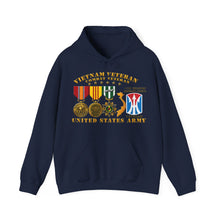 Load image into Gallery viewer, Hoodie – Army - Vietnam Vet - w Medals - VN - 11th Infantry Brigade (Light) - 3D Enhanced X 300
