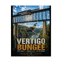 Load image into Gallery viewer, Vertigo Bungee Matte Poster — "Leap Into the Extraordinary"
