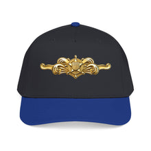 Load image into Gallery viewer, Mid Profile Baseball Cap - USCG - Cutterman - Officer wo txt - 3D - Enhanced

