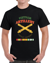 Load image into Gallery viewer, Army - Artillery - Vietnam - Combat Vet T Shirt
