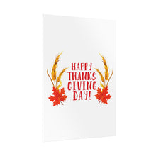 Load image into Gallery viewer, Rolled Poster - Happy Thanksgiving Day
