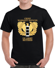 Load image into Gallery viewer, Emblem - Warrant Officer - Cw3 - Retired X 300 T Shirt
