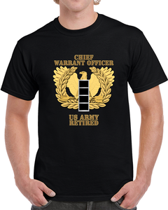 Emblem - Warrant Officer - Cw4 - Retired X 300 T Shirt