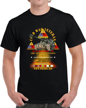 Load image into Gallery viewer, 3rd Armored Division  - Gelnhausen, Germany - M109 Howitzer Sp  - Spearhead W Fire - 1973-76 W Dui - Cold X 300 T Shirt
