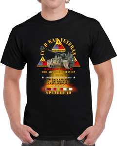 3rd Armored Division  - Gelnhausen, Germany - M109 Howitzer Sp  - Spearhead W Fire - 1973-76 W Dui - Cold X 300 T Shirt