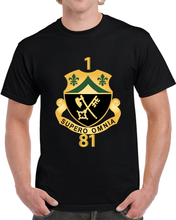 Load image into Gallery viewer, 1st Battalion, 81st Armor - Dui W Regiment Number X 300 T Shirt
