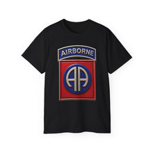 Load image into Gallery viewer, Unisex Ultra Cotton Tee - Army  - 82nd Airborne Division - SSI wo Txt - 3D - Enhanced
