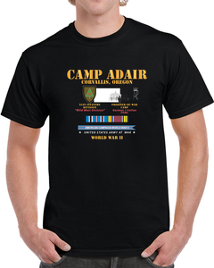 Camp Adair - Corvallis, Oregon - 91st Id, Pow Camp W Svc Amcam - Wwii X 300 T Shirt