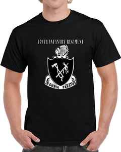 Dui - 179th Infantry Regiment With Text - Bw X 300 T Shirt