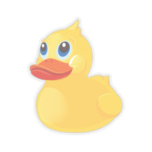 Load image into Gallery viewer, Kiss- Cut Stickers -  Yellow Rubber Duck - Oblique Left Front X 300
