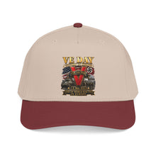 Load image into Gallery viewer, Mid Profile Baseball Cap - Army - VE Day - Victory in Europe Day - End of WWII - 3D - Enhanced

