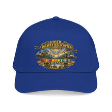 Load image into Gallery viewer, Mid Profile Baseball Cap - Army - 116th Assault Helicopter Co w  Aviator Badge w VN SVC - HORNETS - 3D - Enhanced
