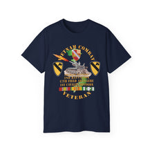 Load image into Gallery viewer, Unisex Ultra Cotton Tee - Army - Charlie Battery.2nd Battalion,17th Field Artillery - w  1st Cavalry Div - M110 8in SP - Vietnam Vet w VN SVC X 300
