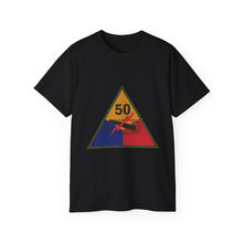 Load image into Gallery viewer, Unisex Ultra Cotton Tee - SSI - 50th Armored Division X 300
