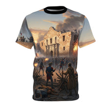 Load image into Gallery viewer, AOP Unisex Tee - Battle of the Alamo - Texas Independence
