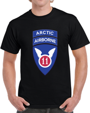 Load image into Gallery viewer, 11th Airborne Division - Ssi W Arctic Tab Wo Txt X 300 T Shirt
