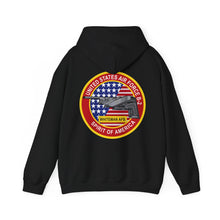 Load image into Gallery viewer, Unisex Heavy Blend™ Hooded Sweatshirt - Usaf - B2 - Spirit - Stealth Bomber Wo Txt
