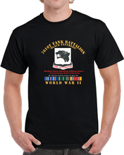 Load image into Gallery viewer, Army - 761st Tank Battalion - Black Panthers - Wwii  Eu Svc T Shirt
