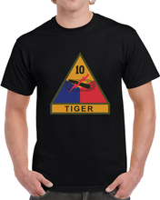 Load image into Gallery viewer, Ssi - 10th Armored Division W Name Tape X 300 T Shirt
