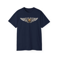 Load image into Gallery viewer, Unisex Ultra Cotton Tee - USCG - Aviator Badge - Auxiliary wo txt - 3D - Enhanced
