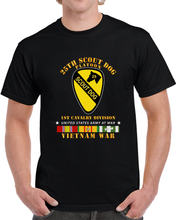 Load image into Gallery viewer, Army - 25th Scout Dog Platoon 1st Cav - Vn Svc T Shirt
