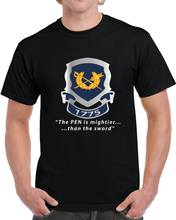 Load image into Gallery viewer, Army - Jag Corps Crest - Pen Is Mighter X 300 T Shirt
