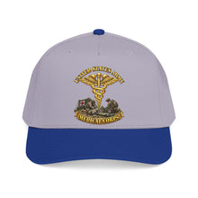 Load image into Gallery viewer, Mid Profile Baseball Cap - Army - Medical Corps - US Army w Scene - 3D - Enhanced
