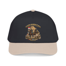 Load image into Gallery viewer, Mid Profile Baseball Cap - Army - Buffalo Soldiers in Iraq - OIF - Cavalrymen at War  w IRAQ SVC - 3D - Enhanced
