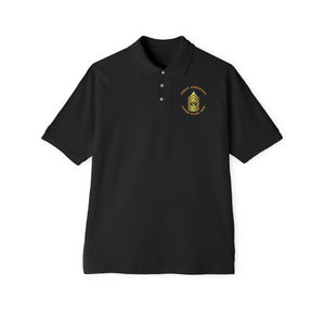 Men's Piqué Polo - First Sergeant - 1SG - Retired