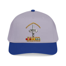 Load image into Gallery viewer, Mid Profile Baseball Cap - Army - Badge - LRRP - Tip of the Spear - Vietnam Vet w SVC - 3D - Enhanced

