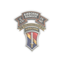 Load image into Gallery viewer, Kiss-Cut Stickers - SSI - Vietnam - C Co 75th Ranger - 1st FF - E-20 Inf - 3D X 300
