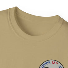 Load image into Gallery viewer, Unisex Ultra Cotton Tee - Vietnam Combat Aviation Vet w Air Crew Badges - 12th Aviation Group - Vietnam - SSI - Sgt Howard Meyers - 1968-1969 SVC X 300
