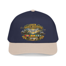 Load image into Gallery viewer, Mid Profile Baseball Cap - Army - 116th Assault Helicopter Co w  Aviator Badge w VN SVC - HORNETS - 3D - Enhanced
