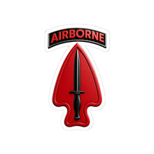Load image into Gallery viewer, Kiss-Cut Stickers - Army - DUI - 1st Special Forces Operational Detachment–Delta (Airborne) wo txt - 3D - Enhanced
