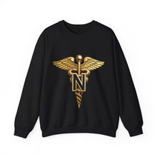 Load image into Gallery viewer, Crewneck Sweatshirt - Army Nurse Corps Branch Insignia - 3D - Enhanced
