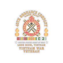 Load image into Gallery viewer, Kiss-Cut Stickers - 40th Ordnance Company - ORD Emblem - Ammo Boys - Long Binh, Vietnam Vet w VN SVC X 300
