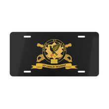 Load image into Gallery viewer, License Plate - Army - 1st Cavalry Regiment w Br - Ribbon X 300
