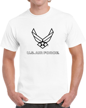 Load image into Gallery viewer, USAF Logo, TM Txt - U S Air Force - LA X 300 T Shirt

