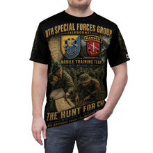 Load image into Gallery viewer, 8th Special Forces Group (Airborne) Tribute Tee — Bolivia 1967 "The Hunt for Che"
