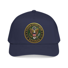 Load image into Gallery viewer, Mid Profile Baseball Cap - Army - US Army Veteran - 3D - Enhanced
