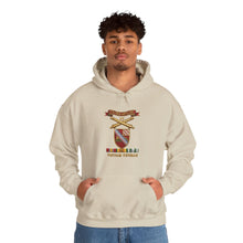 Load image into Gallery viewer, Hoodie – Army - 17th Field Artillery w Br - Ribbon, Vietnam Veteran w VN SVC - 3D - Enhanced
