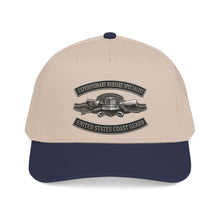 Load image into Gallery viewer, Mid Profile Baseball Cap - USCG - Expeditionary Warfare Specialist w txt - 3D - Enhanced
