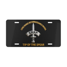 Load image into Gallery viewer, License Plate - LRRP - Tip of the Spear - 3D - Enhanced
