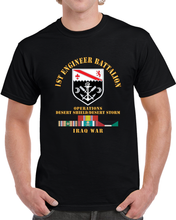 Load image into Gallery viewer, Army - 1st Engineer Bn W DS DS Svc Ribbons X 300 T Shirt
