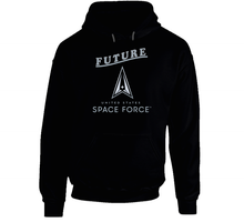 Load image into Gallery viewer, Future Space Force Logo Vertical X 300 Hoodie

