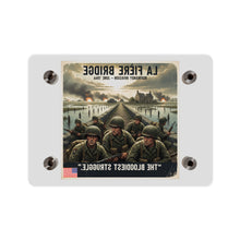 Load image into Gallery viewer, Acrylic Wall Art Panel - 82nd Airborne at the La Fière Bridge
