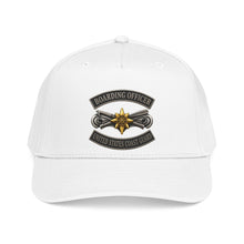 Load image into Gallery viewer, Mid Profile Baseball Cap - USCG - Boarding Officer w txt - 3D - Enhanced
